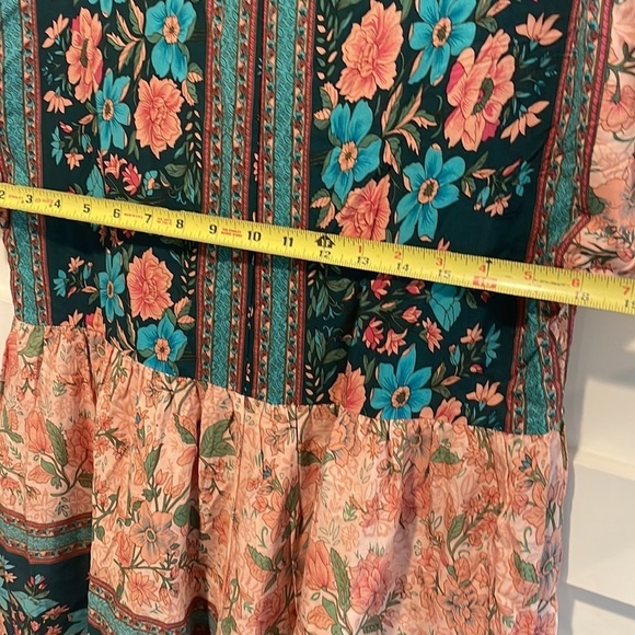 Saints + Secrets Boho Floral Romper NWT - Picture 9 of 12